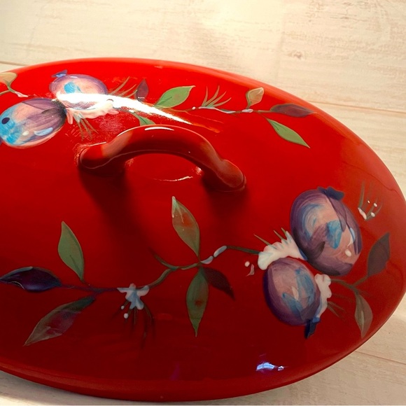 Tracy Jolly Ol Snowy covered casserole dish 1.75 quart - Picture 3 of 8